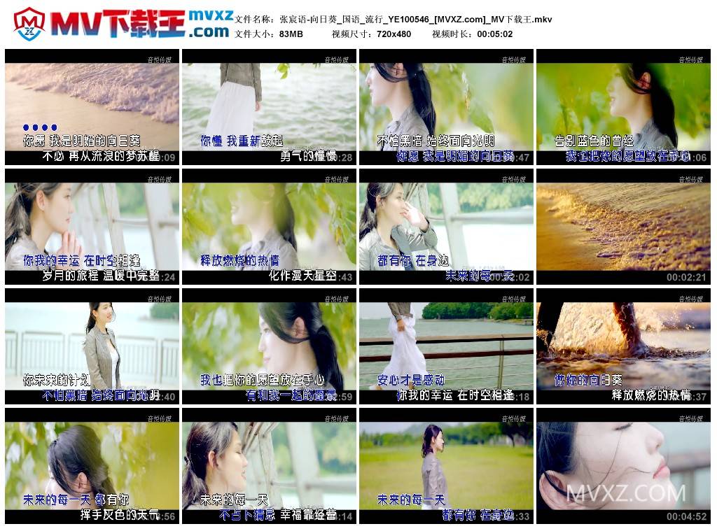 张宸语-向日葵_国语_流行_YE100546